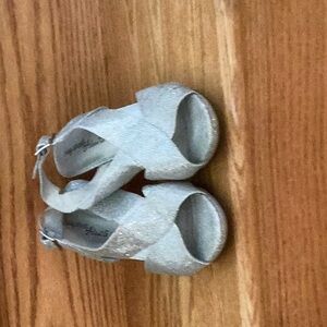 Elegant Silver Dress Shoes with Classic Design